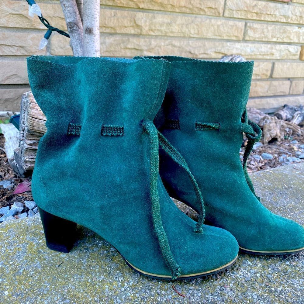 Authentic Christian Dior suede booties